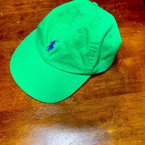 Polo Ralph lauren hat Green. Blue logo